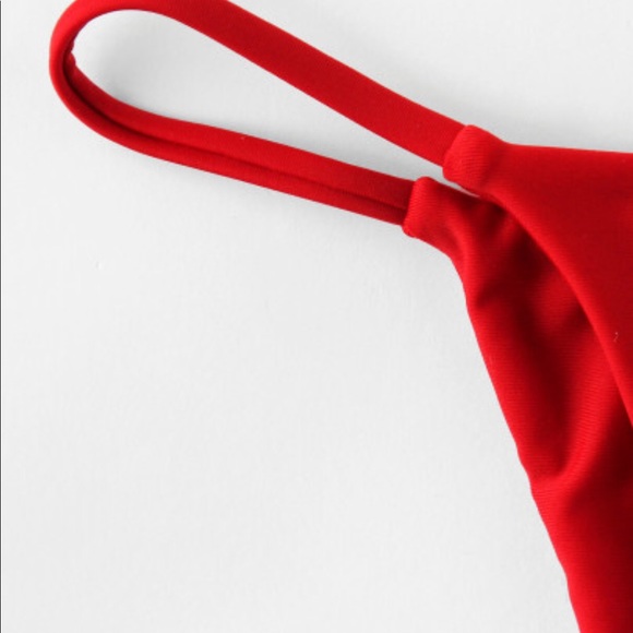 Red Triangle Bikini - Picture 4 of 5